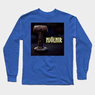 Mighty Mjolnir Thor Hammer Norse Long Sleeve T-Shirt